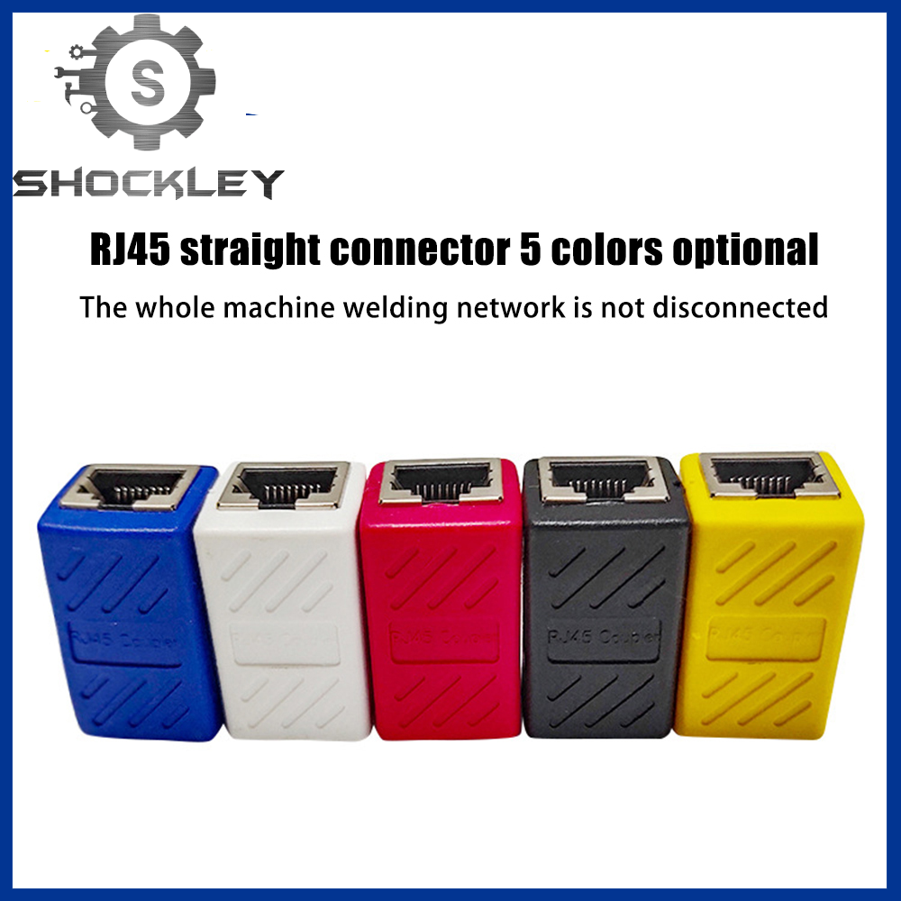 Shockley RJ45 Coupler Ethernet Couplers Ethernet Extender Adapter Cat8 Cat7 Cat6 Cat5e Cat5 Inline Coupler Ethernet Connector