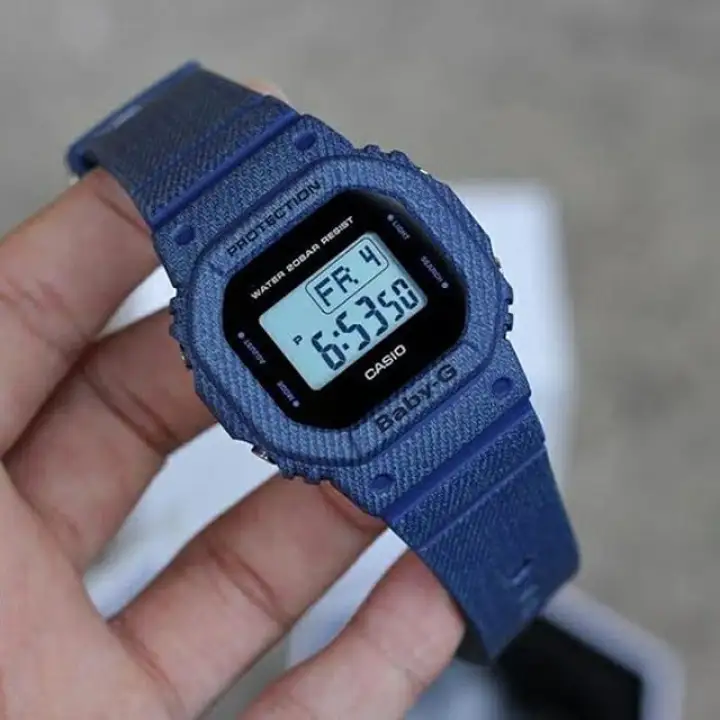 baby g denim watch
