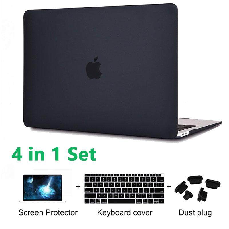4 in 1 สำหรับ 2020 MacBook Pro 13 M1 A2338 A2337 A289 A2251 15 Air 11 12 13 นิ้วเต็มปก M atte กรณีฟรีฝุ่นเสียบ,แป้นพิมพ์ปก,ฟิล์มหน้าจอ
