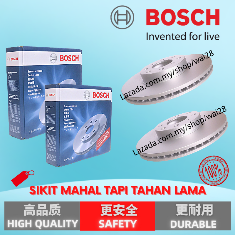 BOSCH Front Brake Disc Rotor HONDA CITY GM6 T9A JAZZ GK T5A Lazada