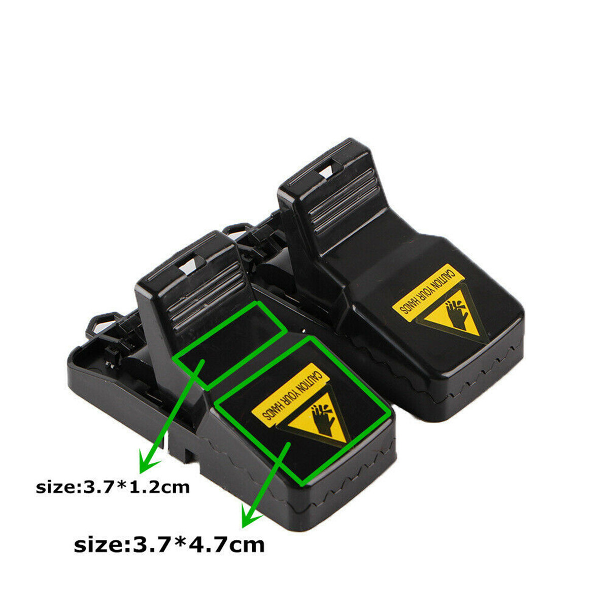 BOKALI 6Pcs Premium Reusable Mouse Traps Rodent Snap Trap Rat Trap Mouse Busters