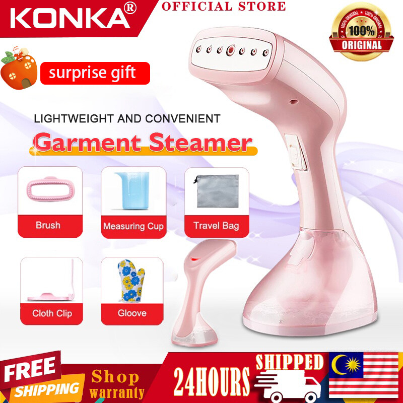 Malaysia 3 Plug KONKA Handheld Steamer 1500W Powerful Garment Steamer ...