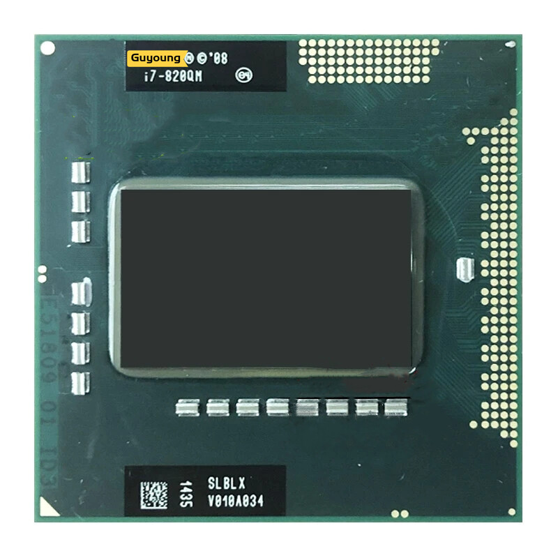 Core i7-820qm i7 820qm slblx 1.7 ghz used quad-core eight-thread cpu processor 8w 45w socket g1 / rpga988a