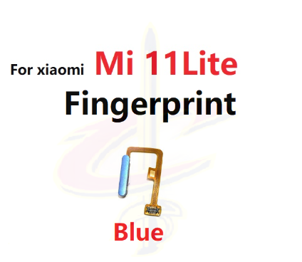 Finger print scanner For Xiaomi Mi 11 lite on off power button Fingerprint sensor