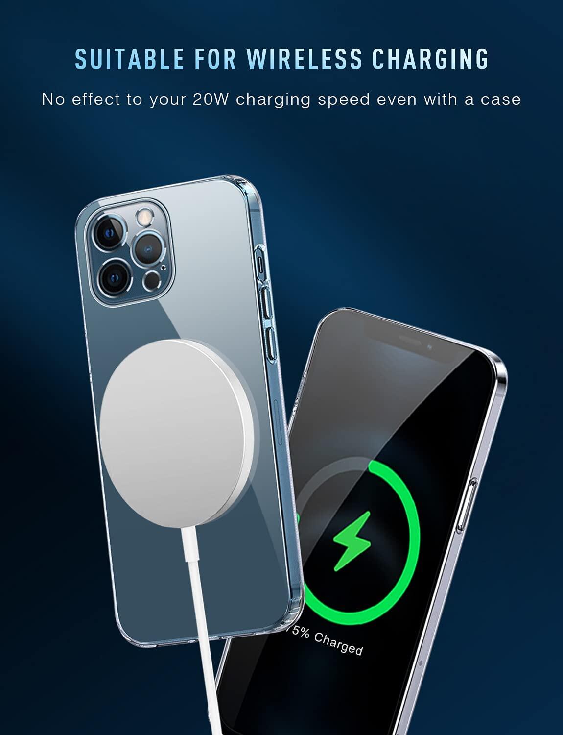 Trong suốt pha Lê Trường hợp khó khăn cho iPhone 16 Pro Max/16 cộng với/15 Pro Max/14 Pro Max/iPhone 13 Pro Max bìa, mỏng Mỏng Không-Vàng chống sốc bảo vệ điện thoại Trường Hợp Đối Với iPhone 12 Pro Max/iPhone 11 Pro Max