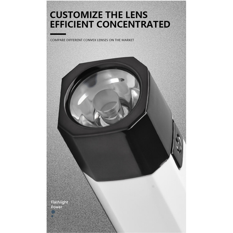 Mini Flashlight USB Rechargeable Outdoor Small Flashlight Walking Portable Household Lighting Flashlight