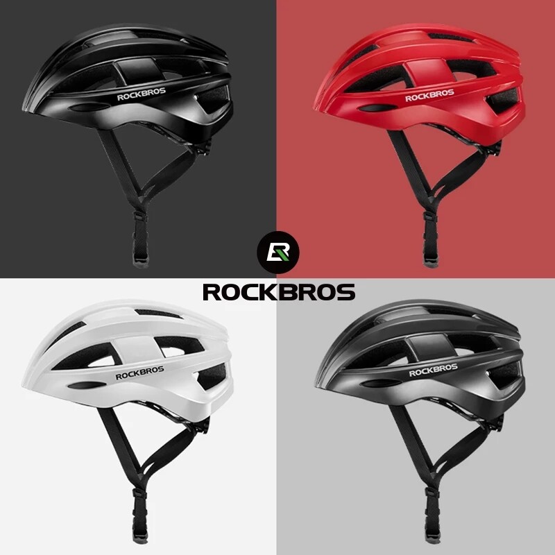 TRH ROCKBROS Mũ Bảo Hiểm Xe Đạp, Mũ Bảo Hiểm Đèn Hậu Xe Đạp Đường Trường MTB 1205