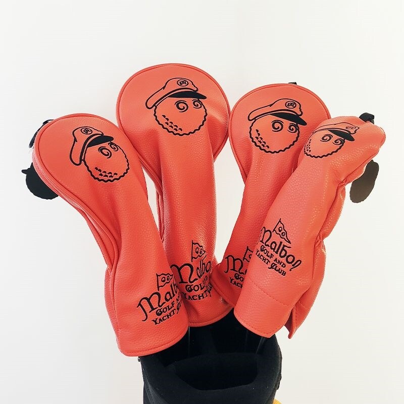 Malbon Yacht Club Series Golf Wood Covers Head Covers Putter Iron Covers Head Protective Cap Covers