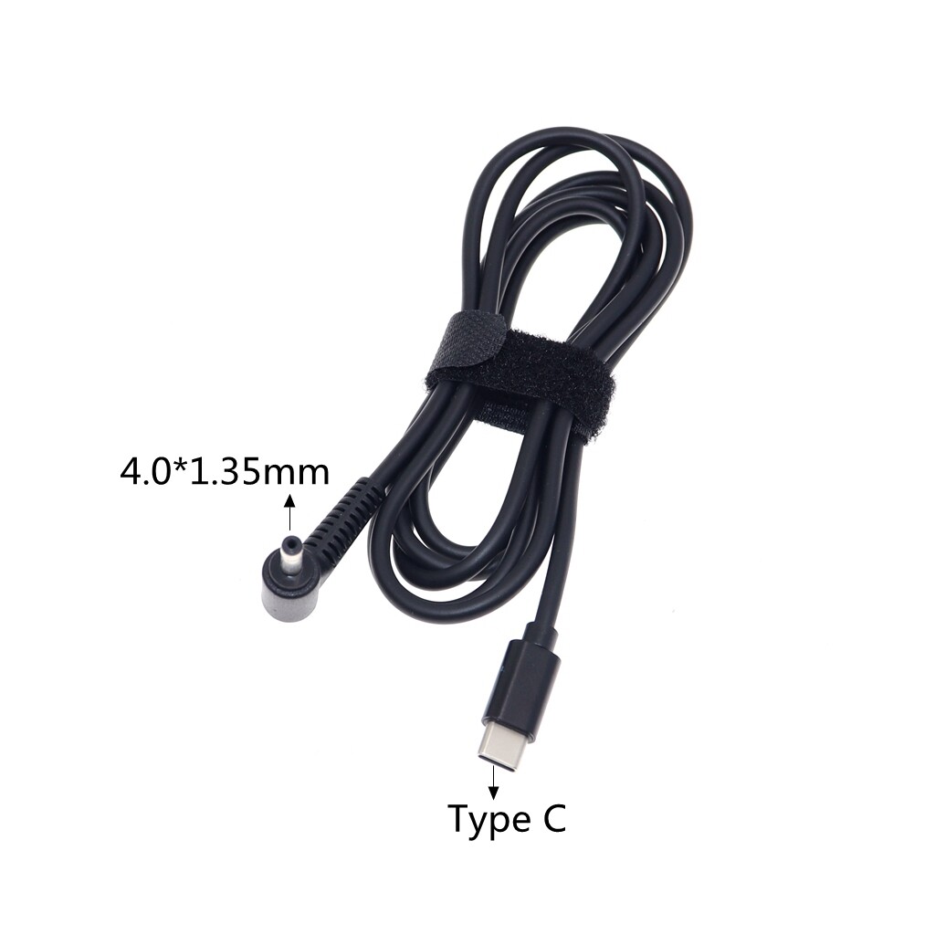 USB Type C to 4.0x1.7 7.9x5.5 7.4x5.0 3.0x1.1 4.0x1.35 5.5x2.5mm Male Plug Converter DC USB C PD Charging Cable Cord for Laptops