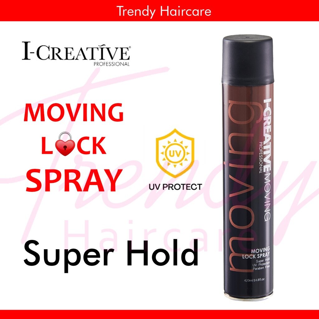 ICREATIVE MOVING LOCK HAIR SPRAY 420ml 定型喷雾 Lazada