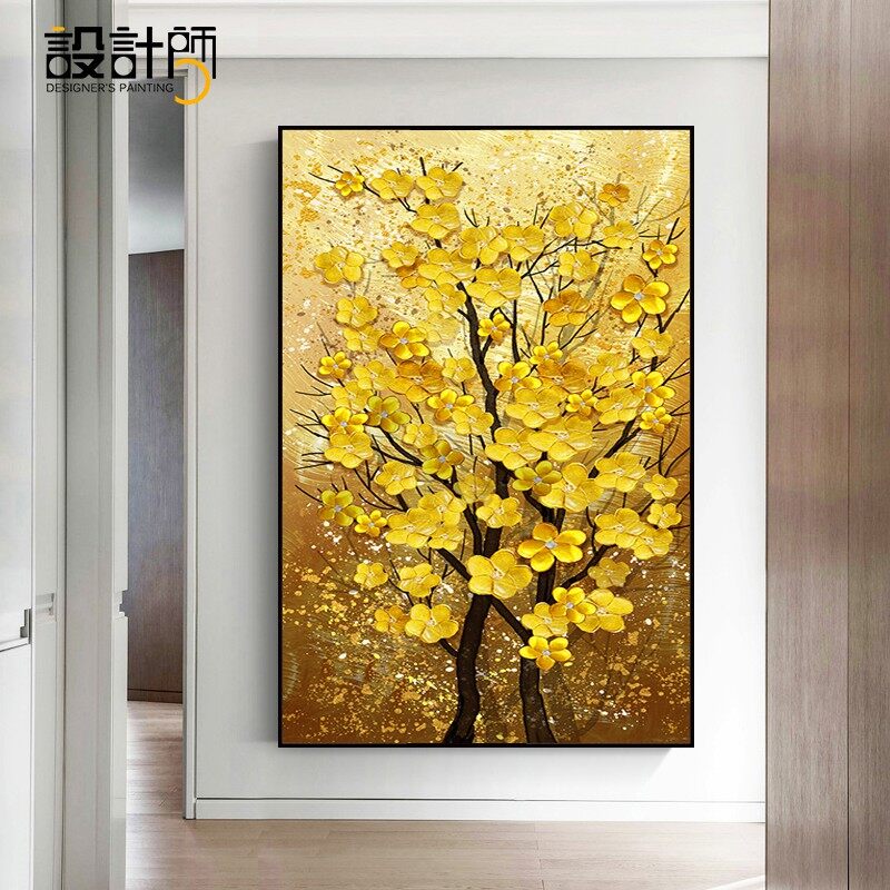 40x80CM Fashion Wall Art Money Tree Picture Home Hallway Aisle Decor