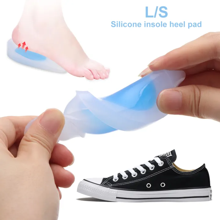 Gel Relieve Foot Pain Support Sport Insoles Heel Cushion Protectors Shoe Pad