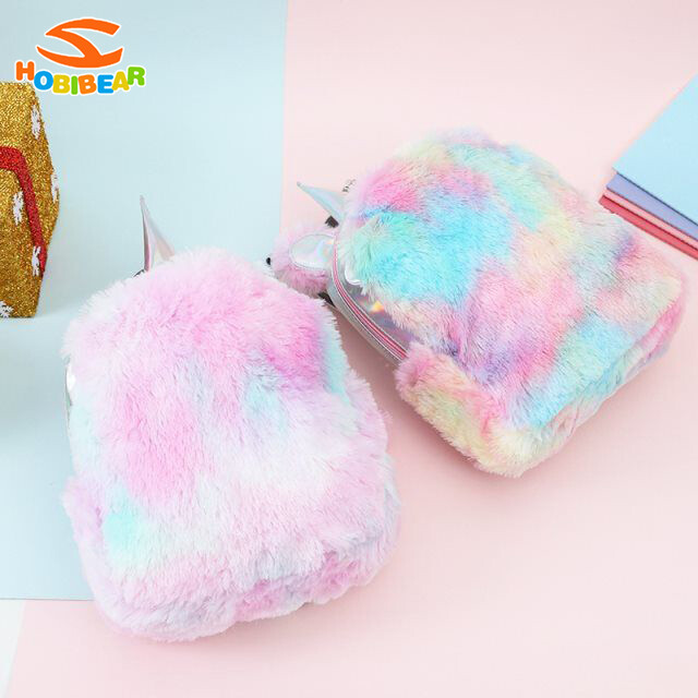 HOBIBEAR children's backpack Unicorn Plush Backpack