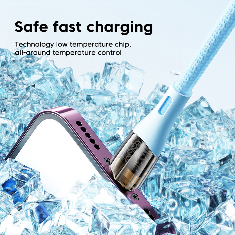 Greenyeah 3 trong 1 6A 120W loại USB C Cáp sạc nhanh micro USB loại USB Cáp dữ liệu Sạc
