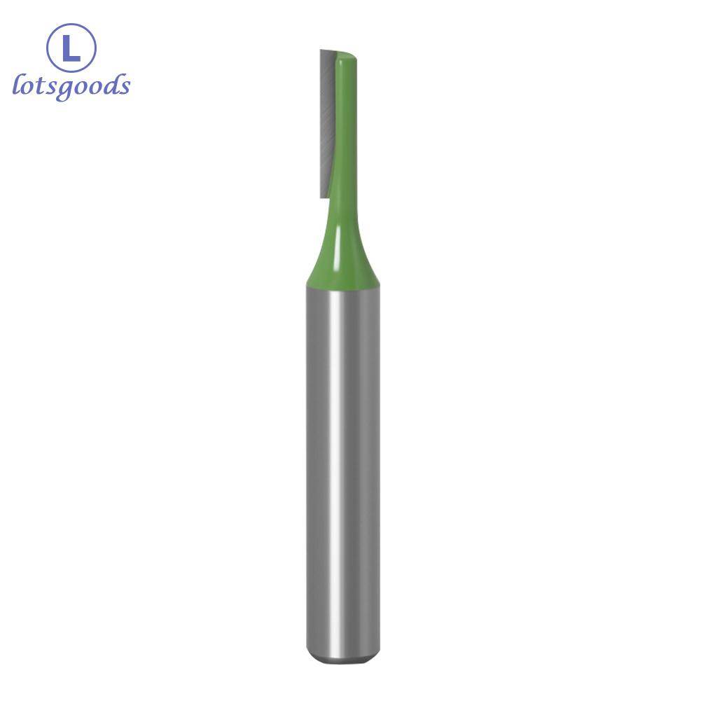 6mm Shank Wood End Mill Single Double Flute Straight Router Bit for Woodworking Trimming Tools