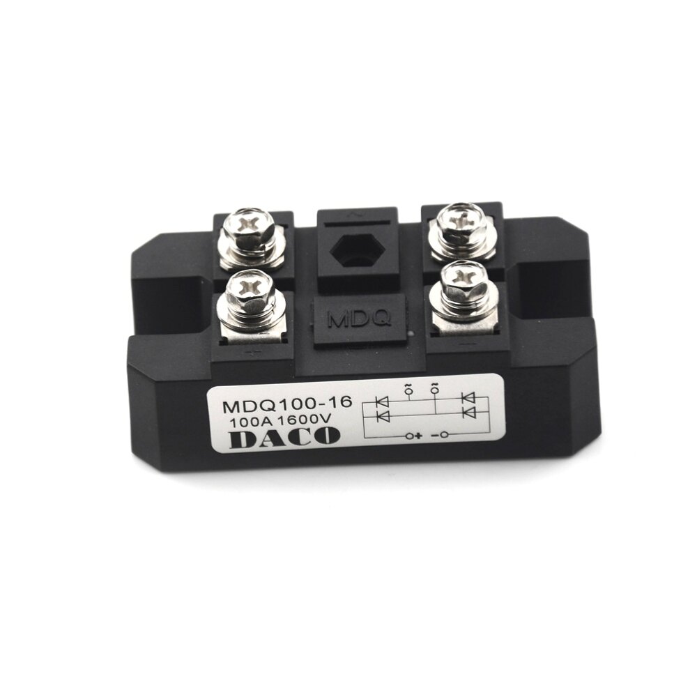 💖Best Buyle MDQ 100A Amp 1600V Volt Single 1 Phase Diode Metal Case Bridge Rectifier TS