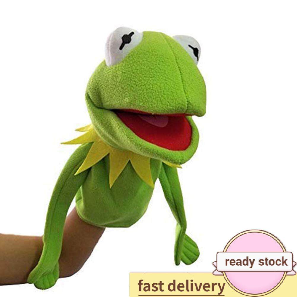 40cm Big Frog Puppet Show Plush Hand Puppet Toy Child Baby Early ...