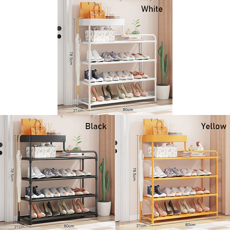 Simple shoe rack home door dust-proof multi-layer dust-proof shoe cabinet dormitory storage artifact