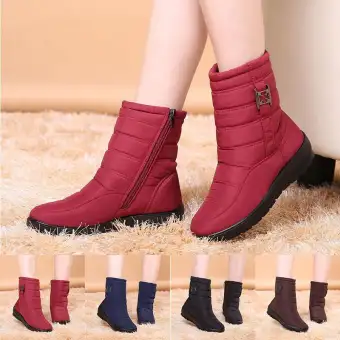 winter boots waterproof warm