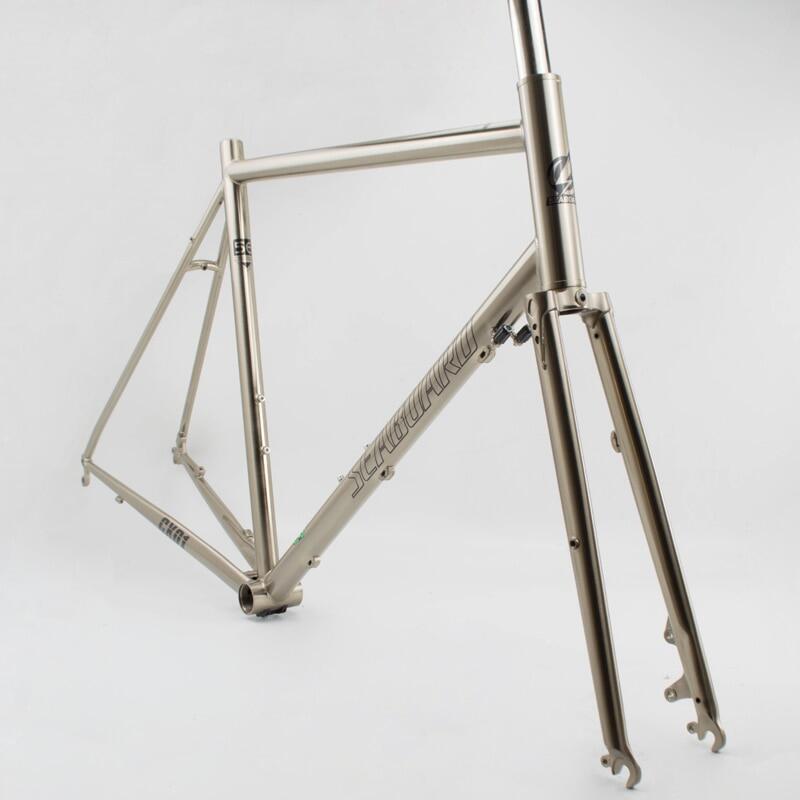 chrome bike frame