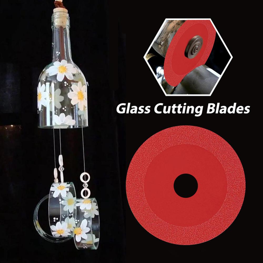 【Top quality】Glass Cutting Disc Diamond 20mm Inner Hole Polishing Grinding Saw Blade Sharp Brazing Grinding Disc for Glass Tile Jade
