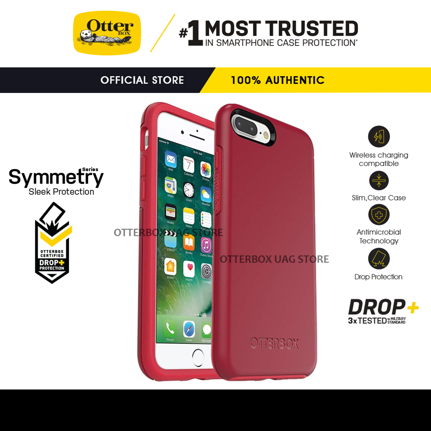 Ốp lưng otterbox symmetry cho apple iphone 8 plus / iphone 7 plus / iphone 8 / iphone 7
