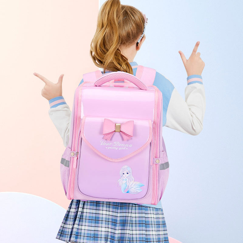 elementary school students' schoolbag first and second grade backpack waterproof spine protection children's school bag