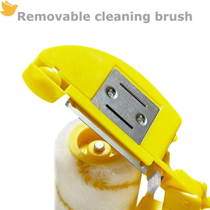 Leficus【Ready stock】Clean-cut Paint Edger Roller Brush Multifunctional Removable Cleaning Brush Safe Tools For Wall Ceiling
