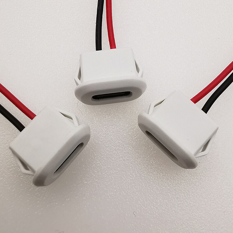 Ditur USB Type C Connector Type-C Fast Charging Jack Port USB-C Charger Plug Socket