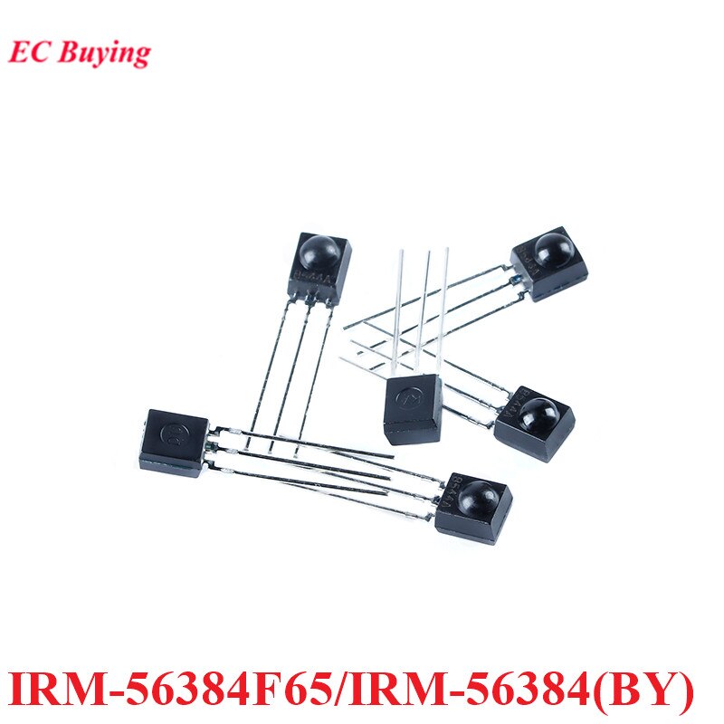 2pcs irm-56384f65 irm-56384 infrared remote control receiver ir receiving tube for arduino