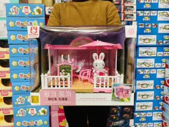 bunny playhouse toy