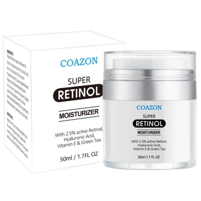 Retinol Face Cream Hydrating Smooth Fine Lines Face Care Firming Skin Anti-Wrinkles Anti-Aging Retinol Cream Moisturizer 50ml