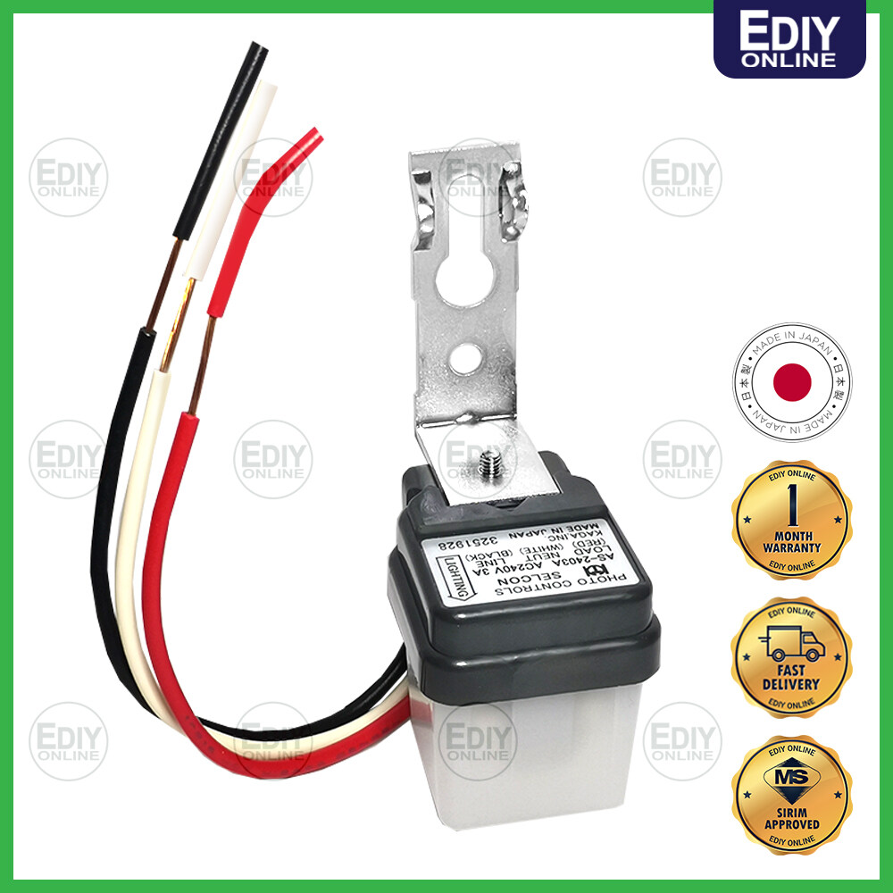 (1 BOX / 2 PCS) SELCON SENSOR AS2403A PHOTOSENSOR PHOTOCONTROLS MADE