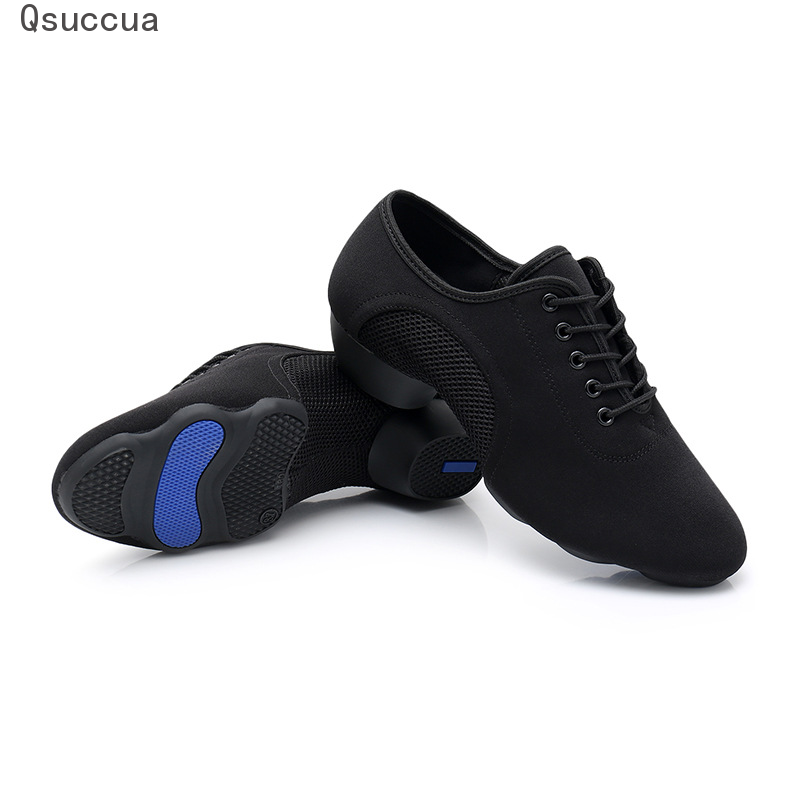 Triple sole men's and women's neutral dance shoes Oxford cloth soft sole