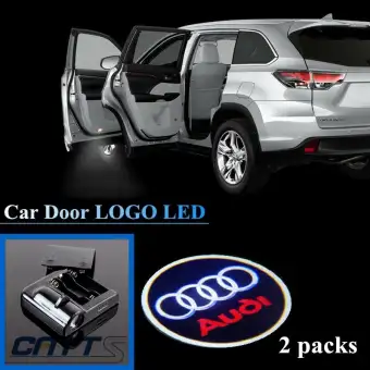 2 Pieces Car Door Welcome Light For Audi Logo Car Light For A1 A3