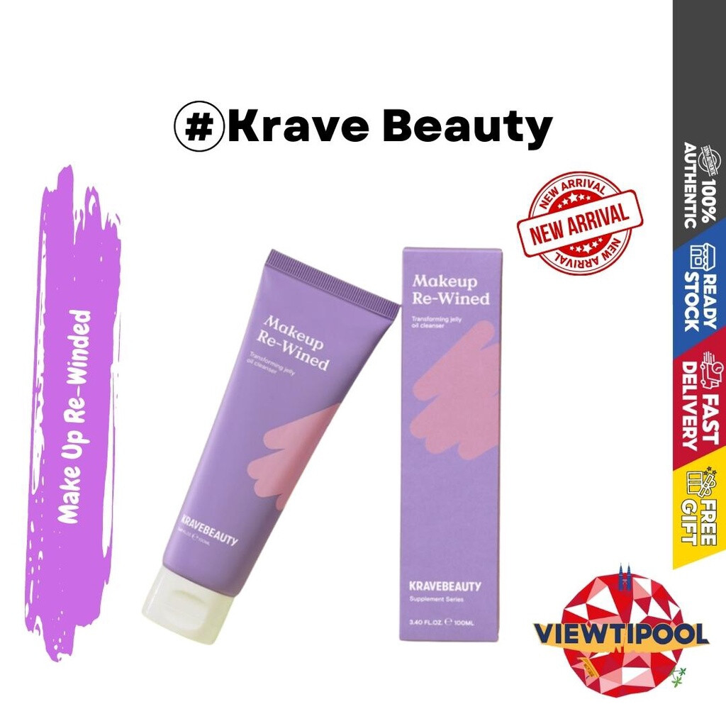 [Krave Beauty] Makeup ReWined jelly Oil Cleanser 100ml Lazada