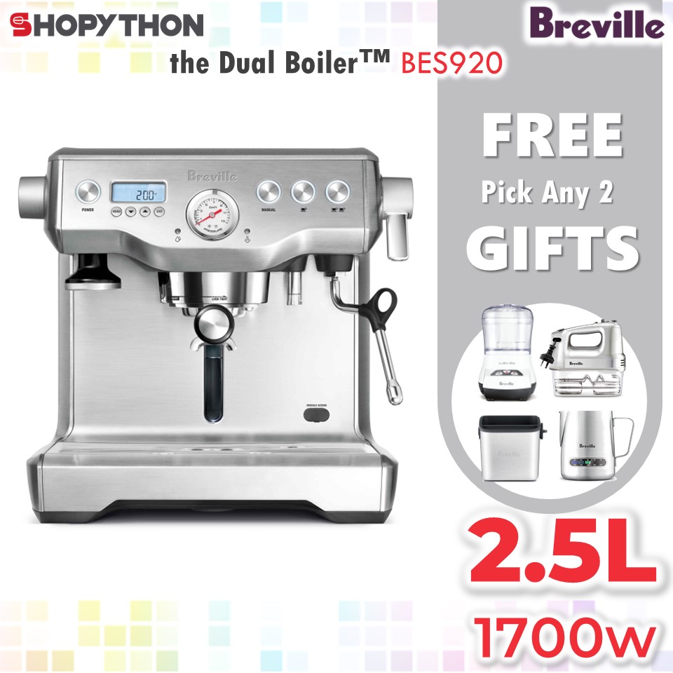 BREVILLE the Dual Boiler BES920 Coffee 