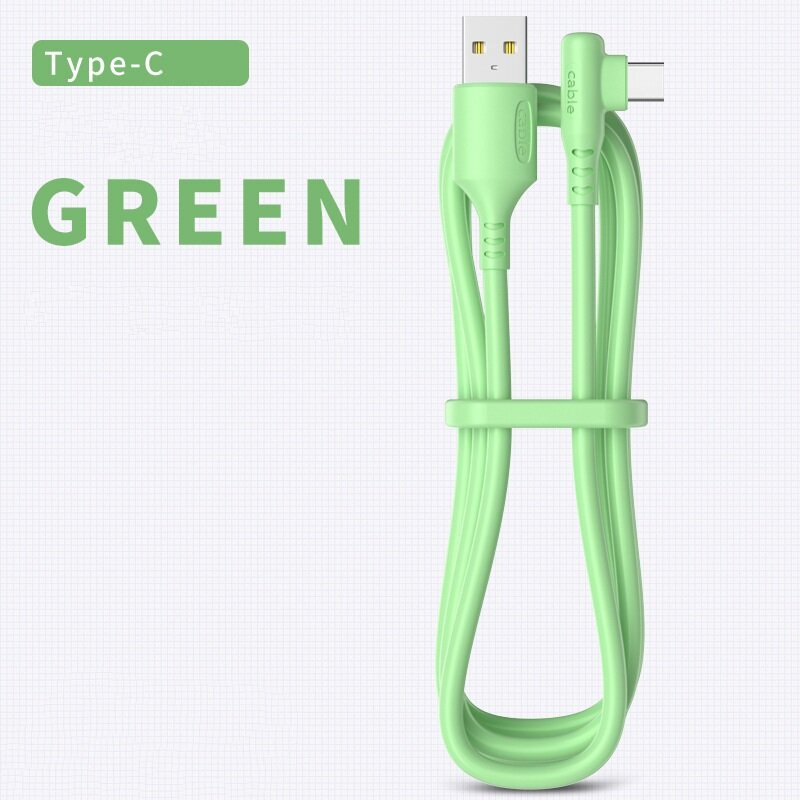 [Songful] 5A Loại USB C sạc siêu nhanh micro USB loại USB C Cáp khuỷu tay Android 90 ° độ dây dữ liệu mềm