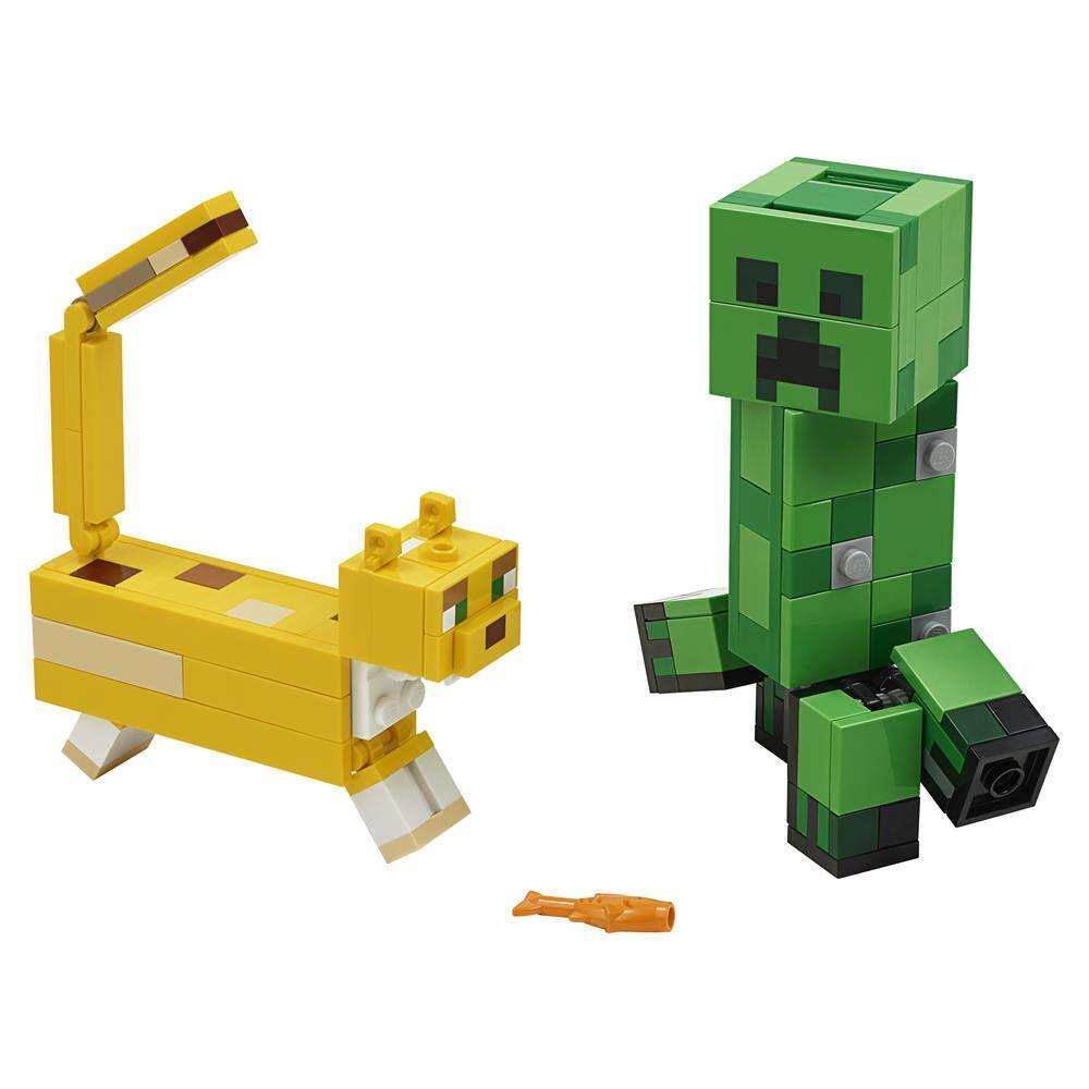 LEGO Minecraft BigFig Creeper và Ocelot - 21156 (184 mảnh) Đồ Chơi Lắp Ráp