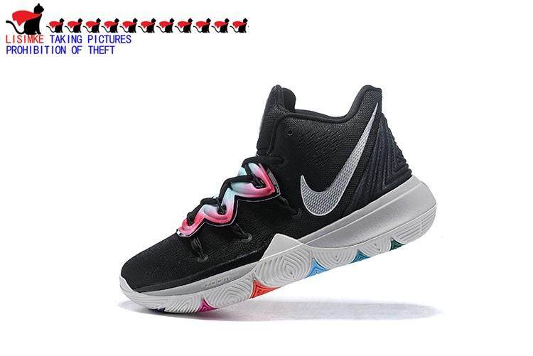 Nike Original Pria Kyrie 5 Kyrie5 EP Tinggi Rendah Olahraga Lari untuk Acara Kompetisi Sepatu Basket Sneakers Pelatihan Sepatu Lari