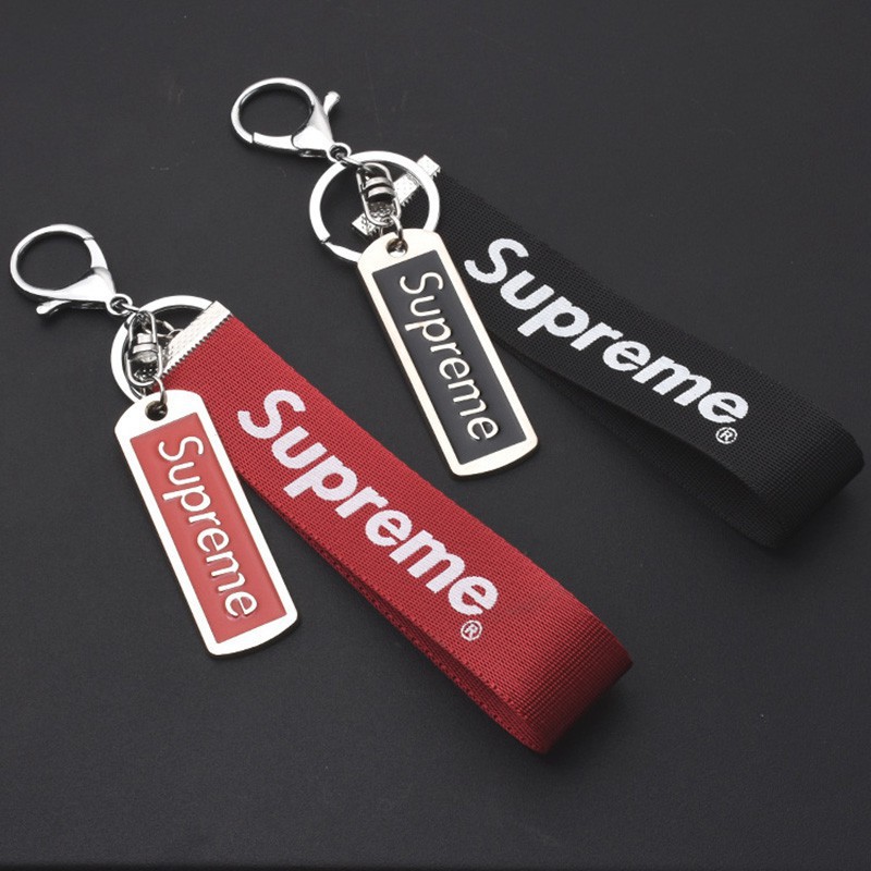 Black Lanyard Keychain Key Ring 