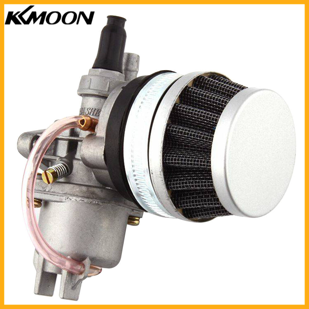 Bộ chế hòa khí với bộ lọc không khí, bộ lọc nhiên liệu thay thế cho xe máy mini dirt bike atv scooter, với động cơ 47cc 49cc