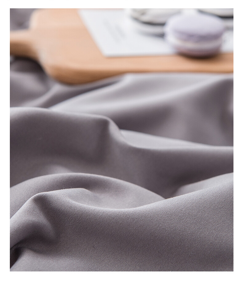 Ga Trải Giường Cotton Đã Giặt Sạch, Màu Trơn