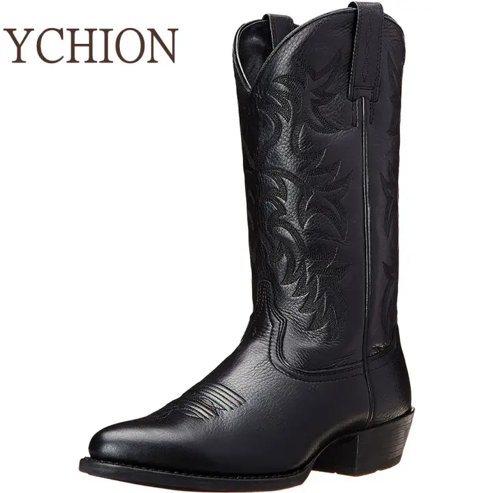 men's high heel western boots