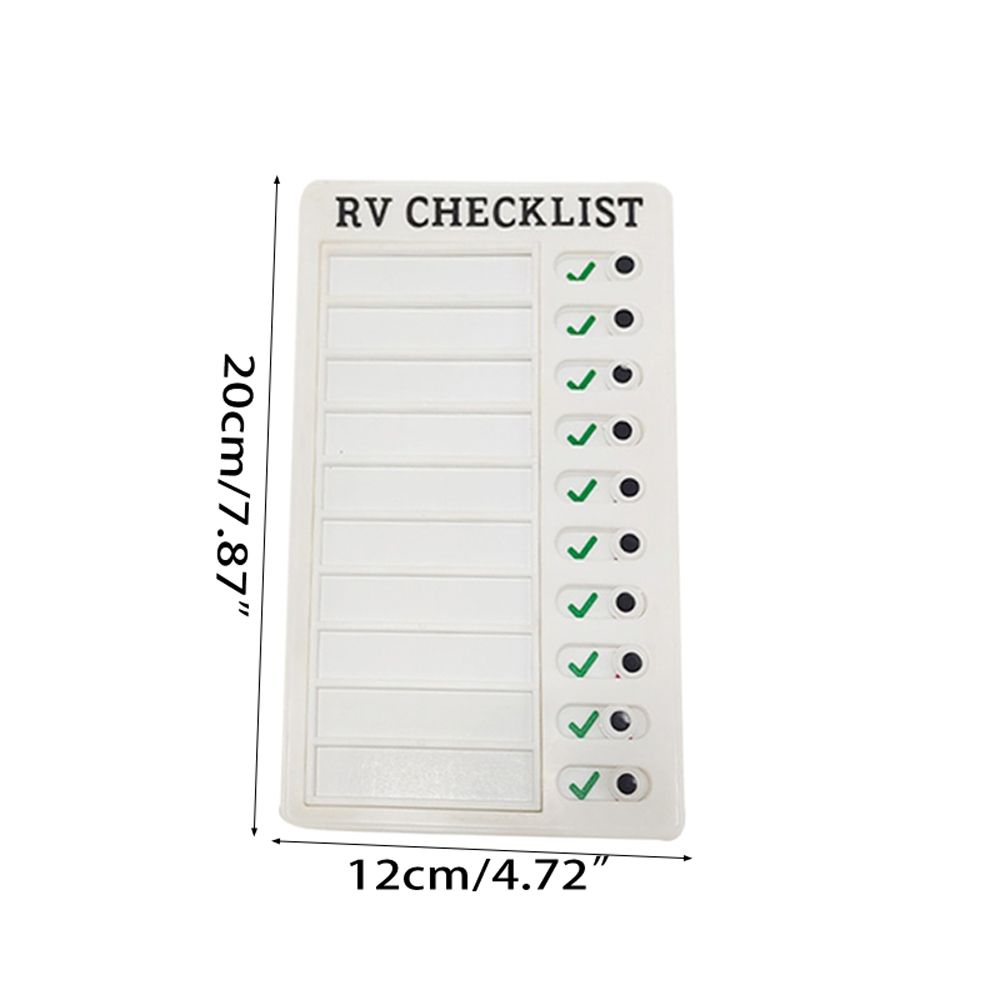 Tool Check Reminder ROBERTA Adjustable Reminder Tool Check List Board To Do List RV Home ...