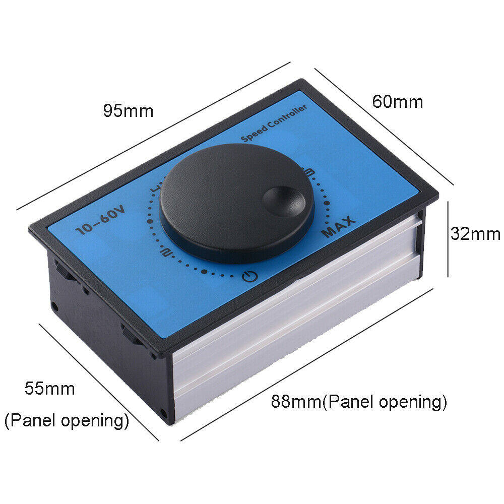 [Chất Lượng Cao] Công Tắc Điều Khiển Có Thể Điều Chỉnh DC 10-60V 12V 24V 48V 20A Bộ Điều Khiển Tốc Độ Động Cơ PWM DC Công Tắc Khởi Động Mềm TE1255