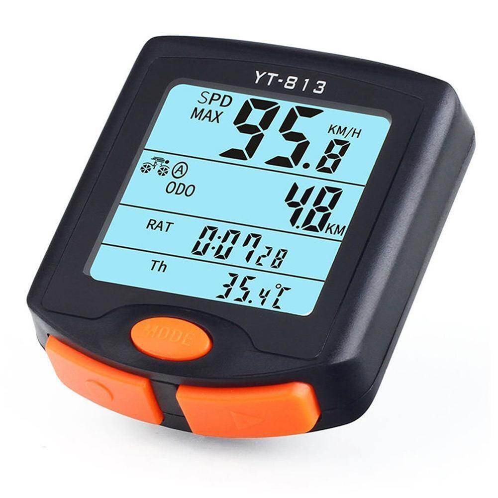 Honrane Bike Cycling Bicycle Computer Odometer Backlight Wired LCD Display Speedometer
