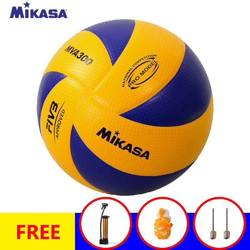 ข้อเสนอฉับพลัน (ฟรีเข็มลูกสุทธิและ Inflator) Mikasa MVA300 วอลเลย์บอลวอลเลย์บอล Soft PU