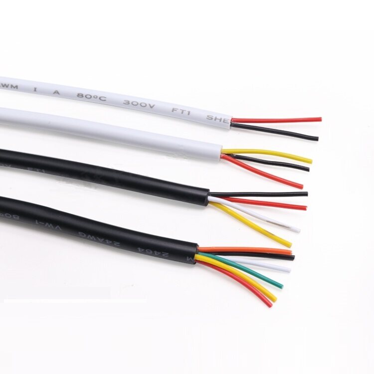 BÁO GIÁ Cáp Tín Hiệu 5 Lõi | Shopee Lazada Sendo Tiki mới nhất 18 24AWG UL2464 Dây Tín Hiệu 2 3 4 5 6 7 8 9 10 Lõi PVC Cách Điện Vỏ Bọc Điều Khiển Công Suất Khuếch Đại Dòng Âm Thanh Đèn Đồng Điện Cáp-3 Mét