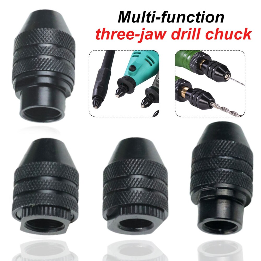 Mini Keyless Drill Bit Multi Rotary Tools Converter Adapter Drill Chuck